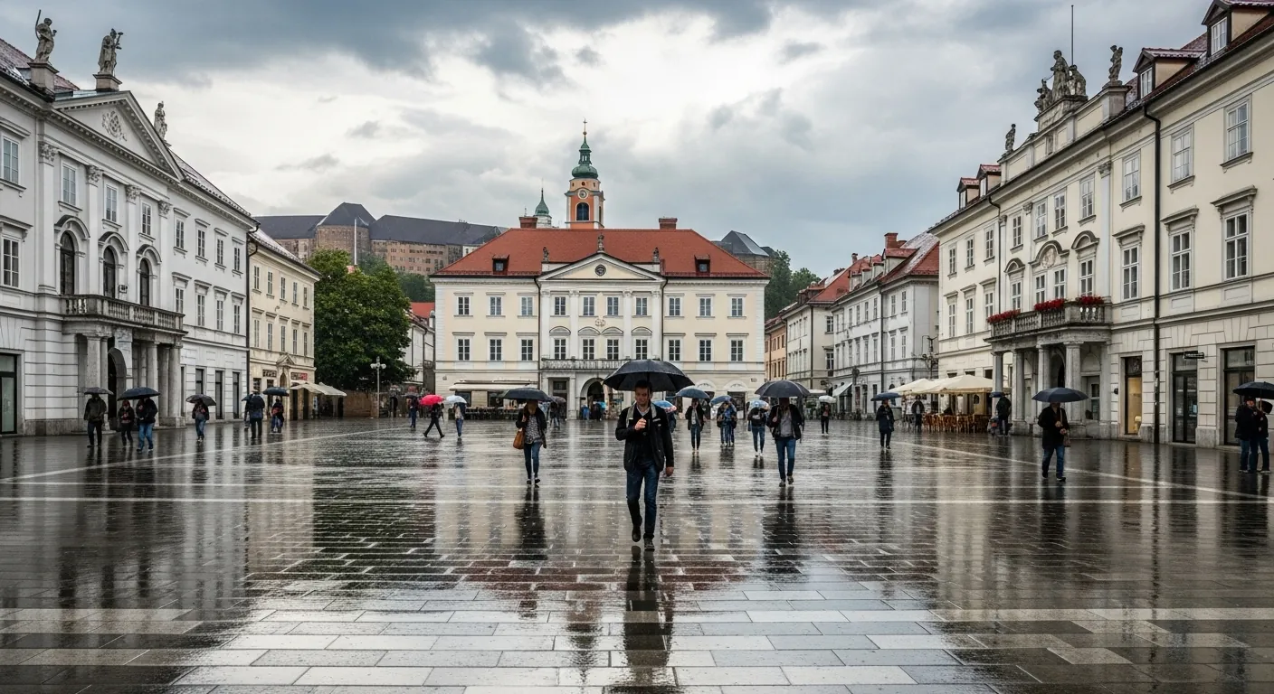 DHMZ izdal rumeno opozorilo za obsežne padavine v več hrvaških regijah