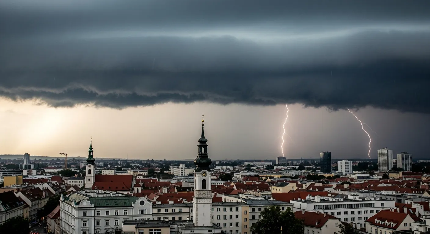 Rumeno opozorilo: Nevihtno vreme in veter po vsej Sloveniji od 12. do 14. julija