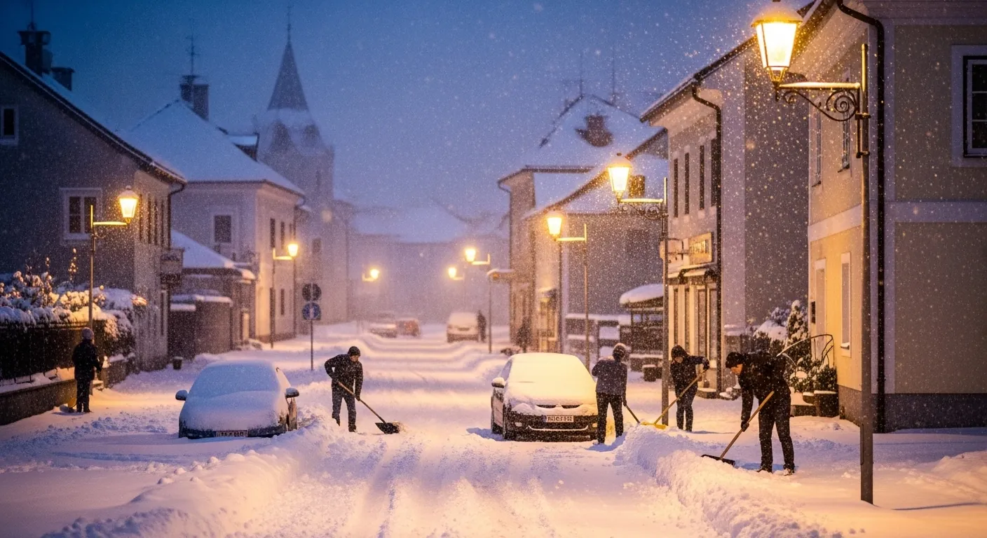 Opozorila glede sneženja v Sloveniji