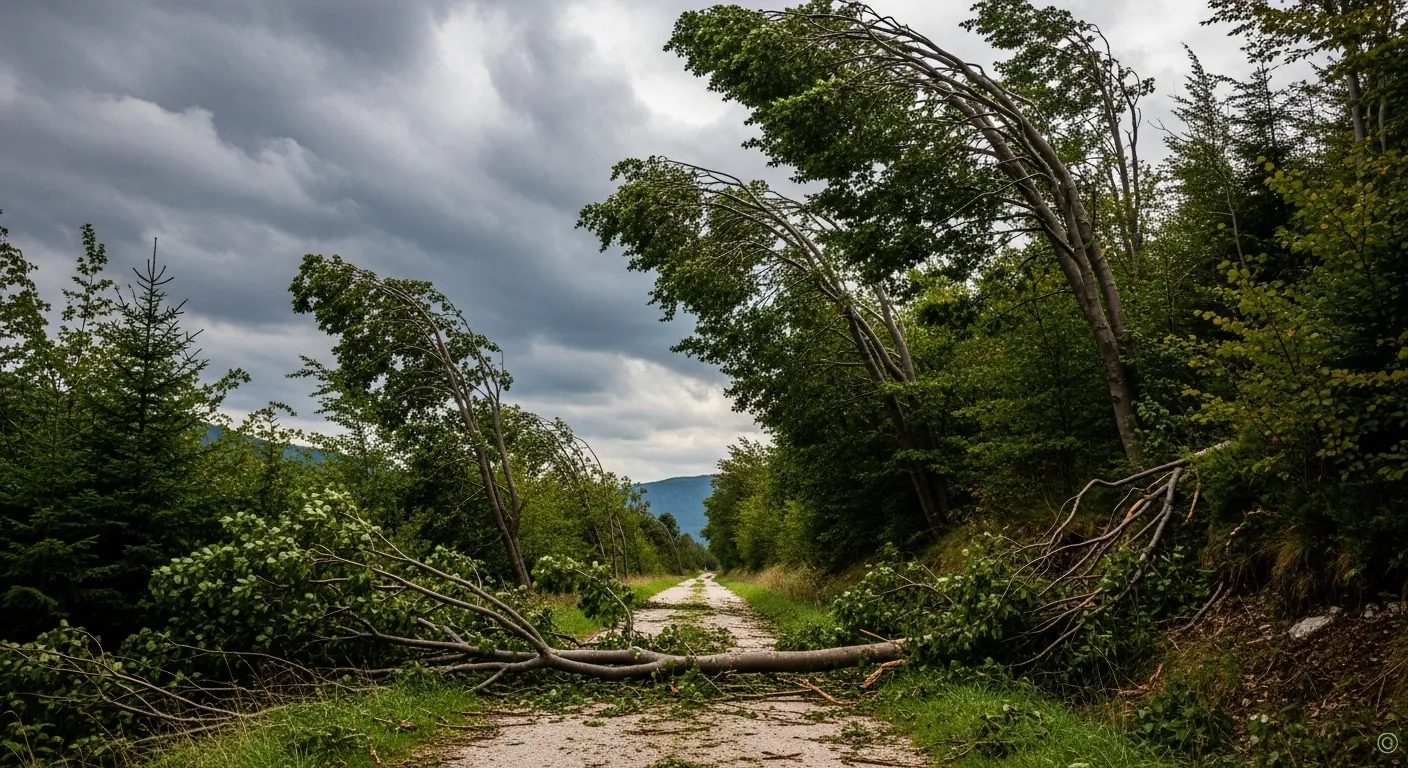 Opozorila glede vetra v Sloveniji